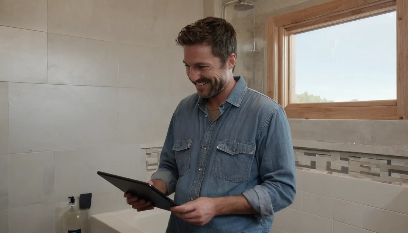 A local provider reviewing bathroom remodel plans with a homeowner in Minneapolis